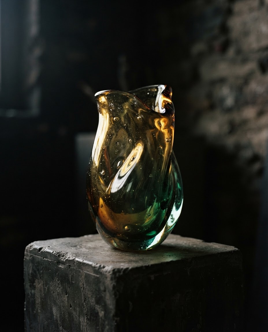 Aurora Blown Glass Vessel