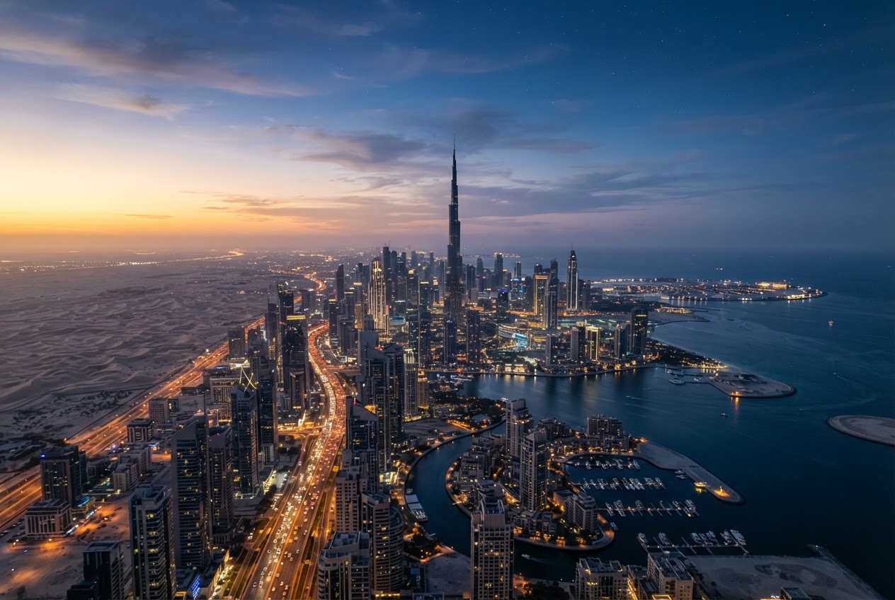Londres vers Dubaï