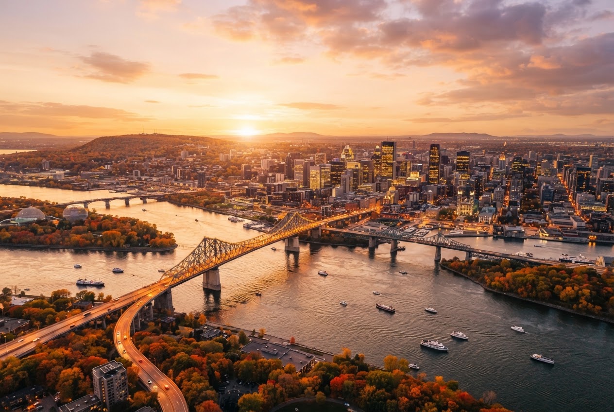 Paris vers Montréal