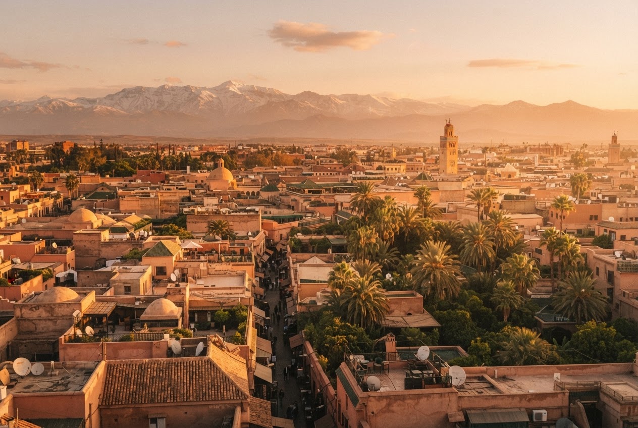 Rome vers Marrakech