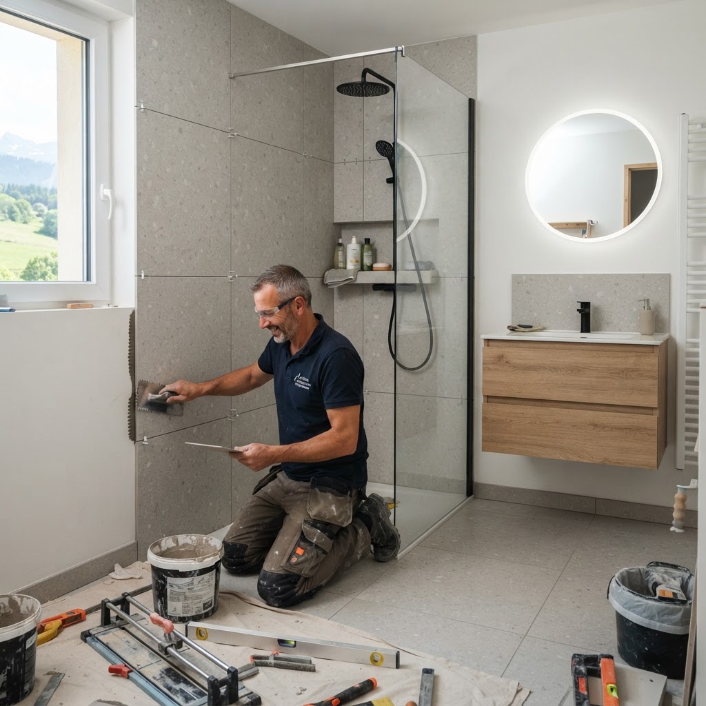 Douche italienne autour de Morteau