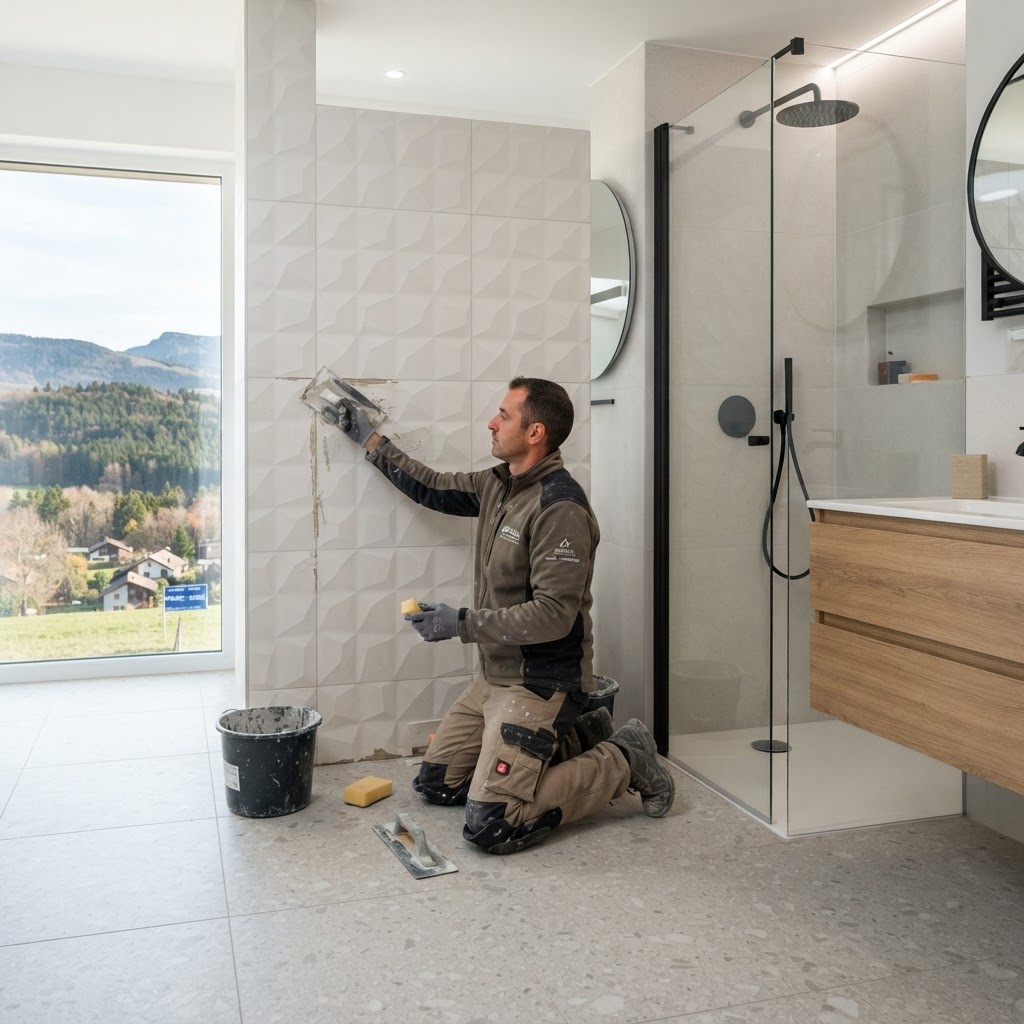 étanchéité douche Pontarlier artisan