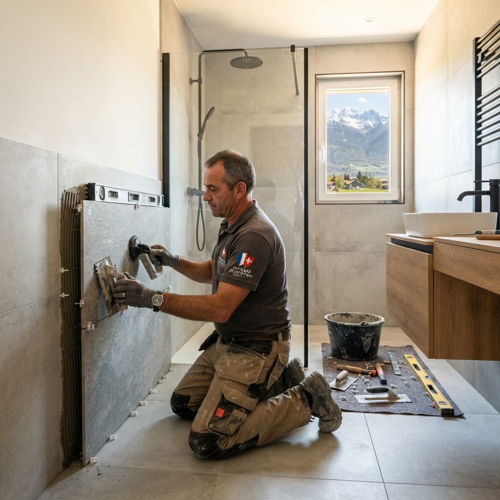 normes SIA 248 travaux salle de bain Suisse