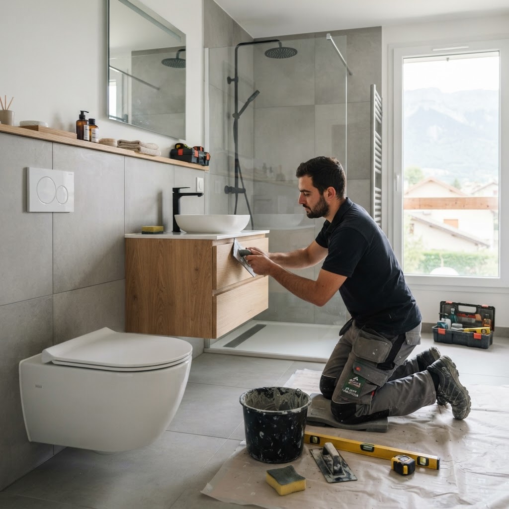Rénovation salle de bain entreprise Besançon