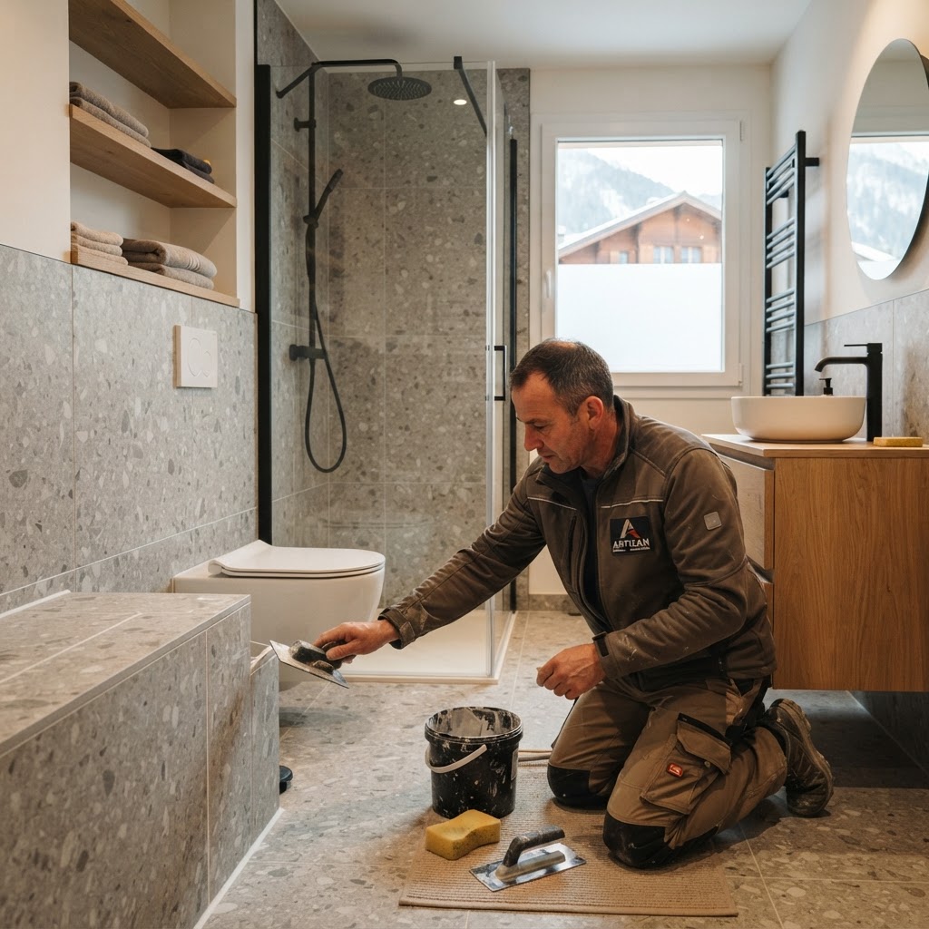 carreleur salle de bain Pontarlier devis