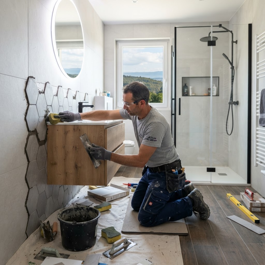 Rénovation salle de bain autour de Montbéliard