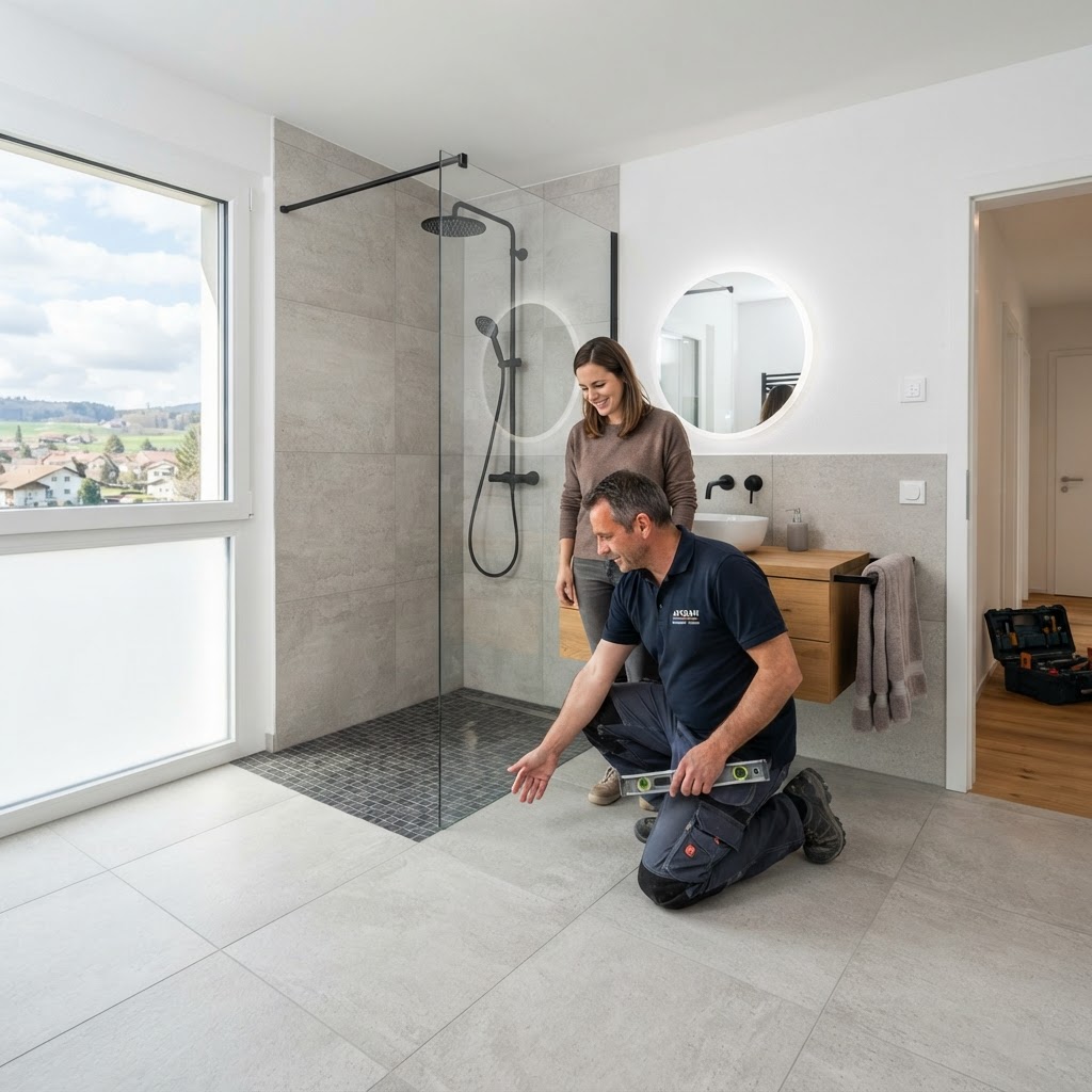 carrelage travertin