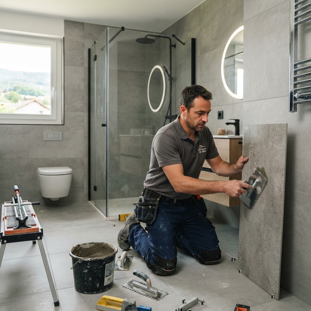 salle de bain carrelage