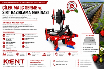 Çilek Malç Makinası katalog görseli