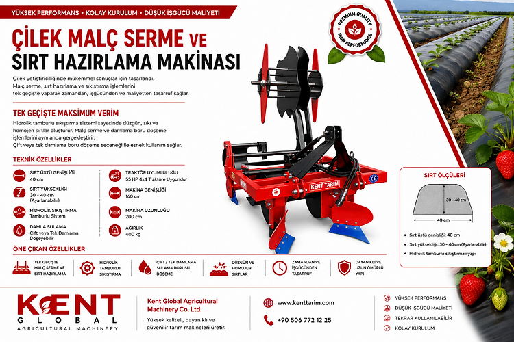 Çilek Malç Makinası catalogue