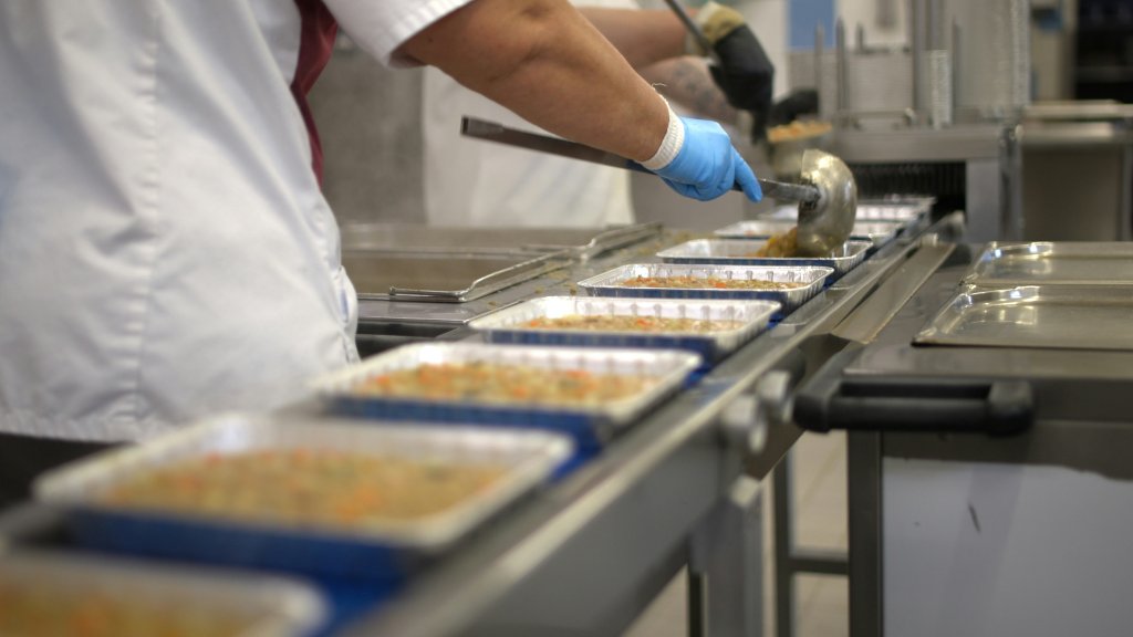 High-volume food production line