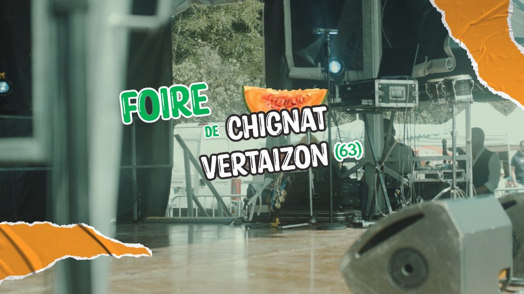 Public réuni devant la scène de la Foire de Chignat lors d'une précédente édition.