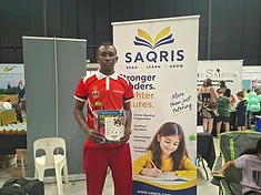 A learner engaged in a SAQRIS reading activity