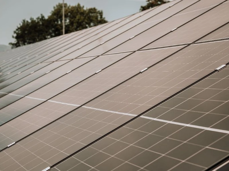 Private home with solar PV system