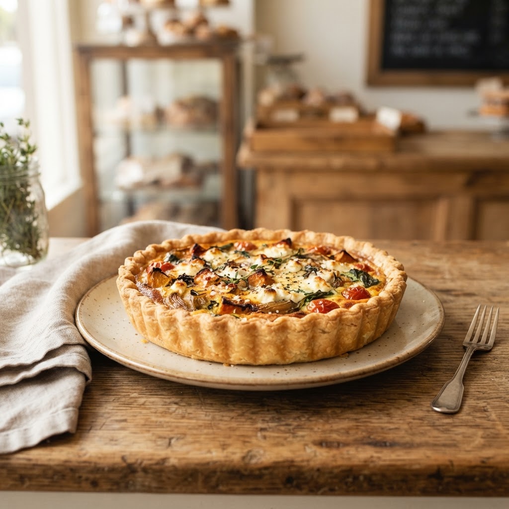 Savoury Tart at Clementine Bakery
