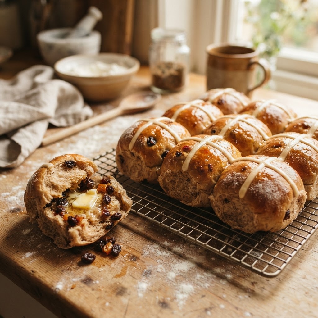 Traditional Hot Cross Buns