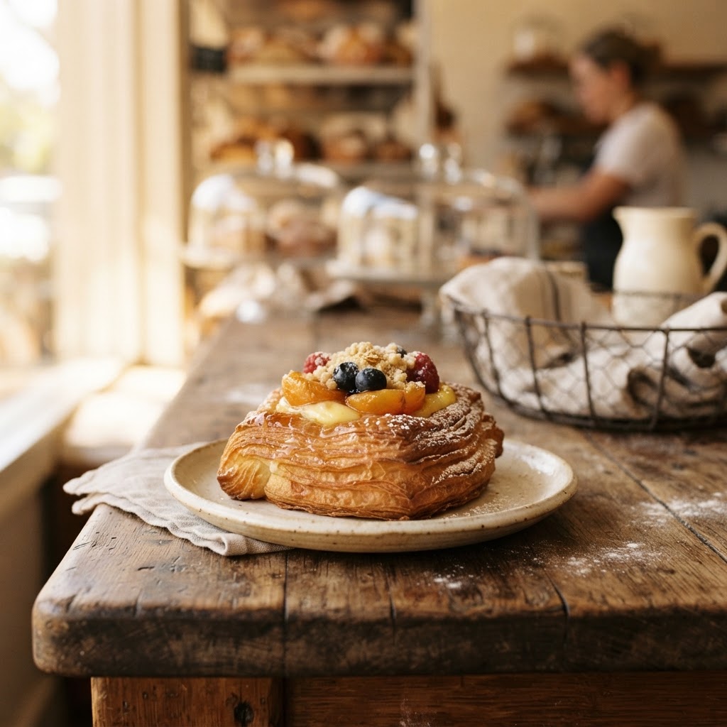 Morning Danish at Clementine Bakery