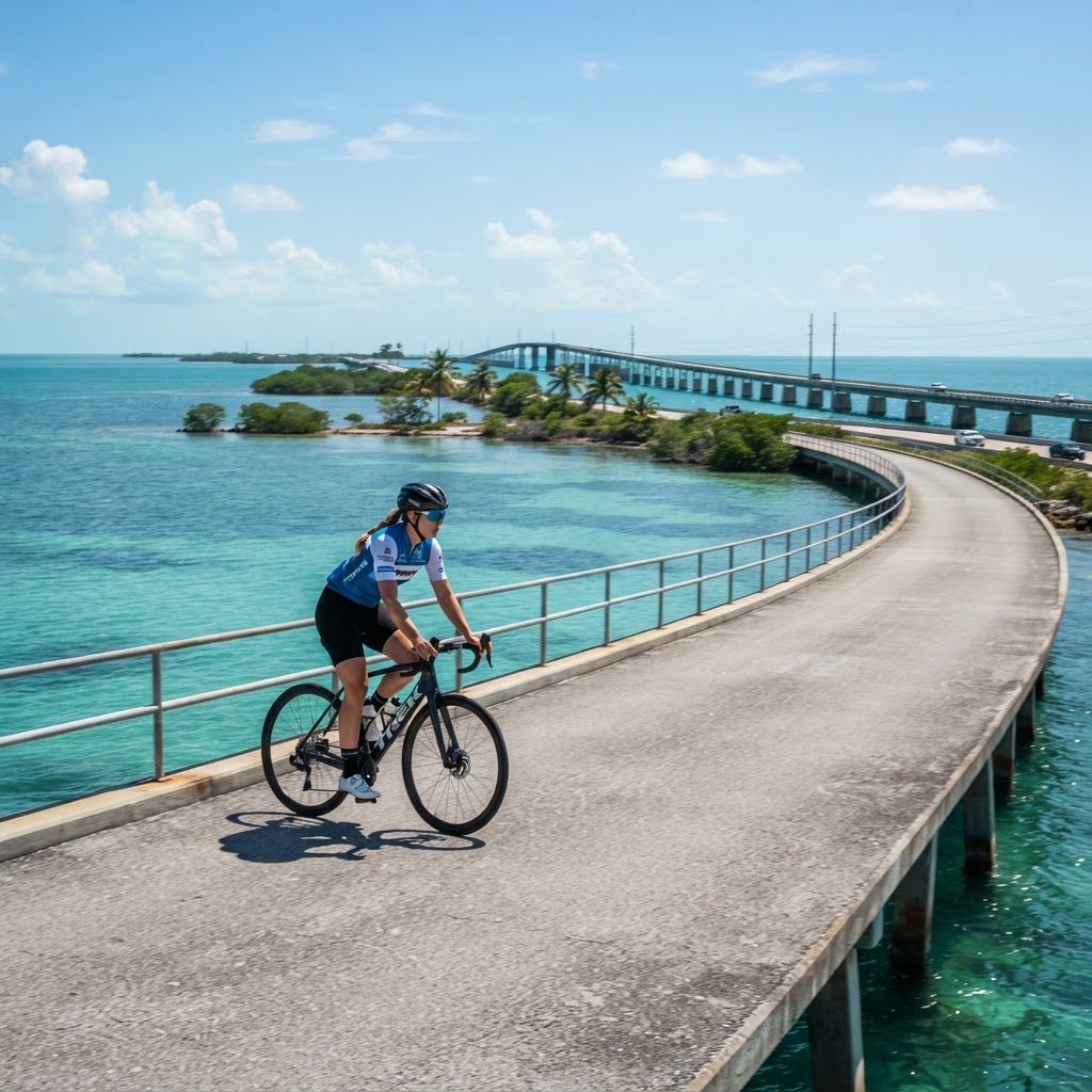 Cycling the Florida Keys Overseas Heritage Trail from Key West