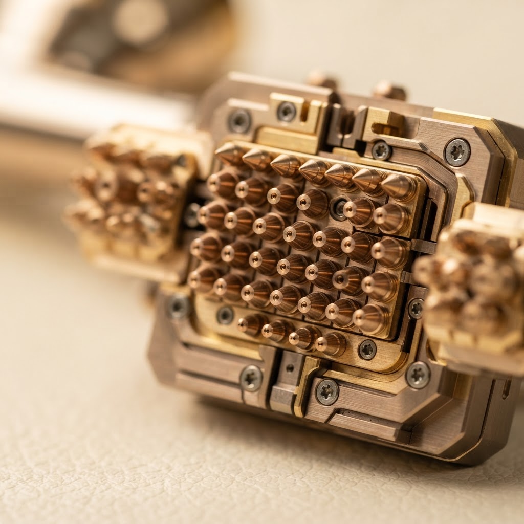 A precision array of atomizer spray nozzles of the AiNova device