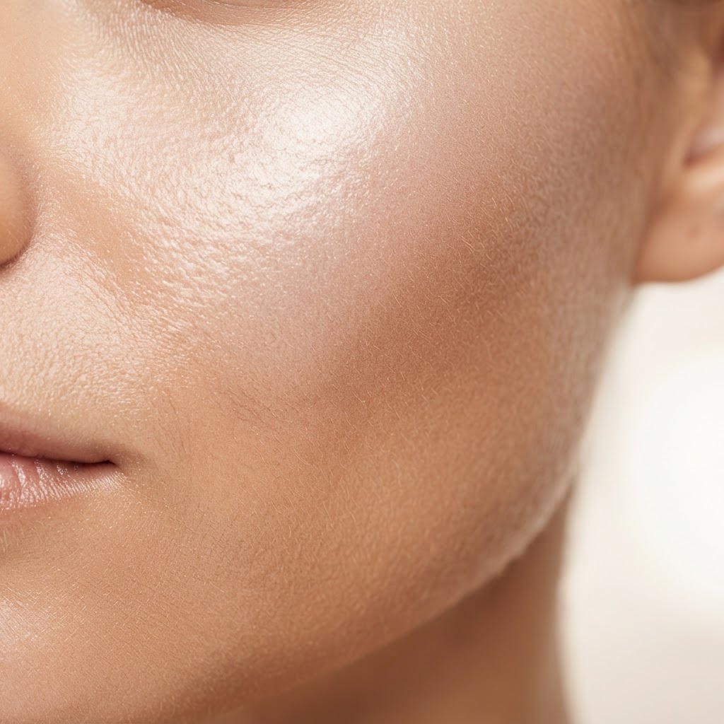 Porcelain skin macro