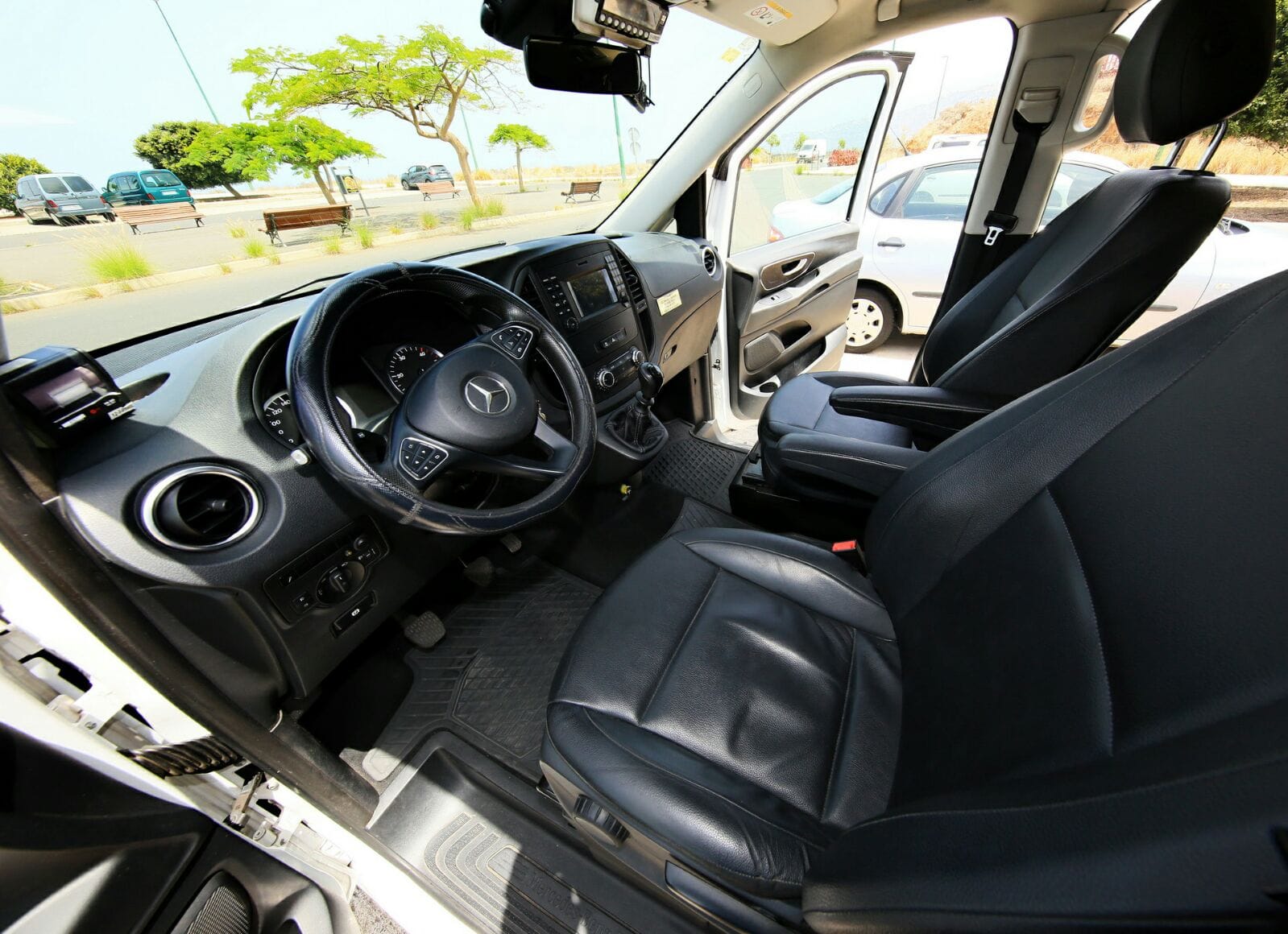 Driver cabin — dashboard & steering wheel