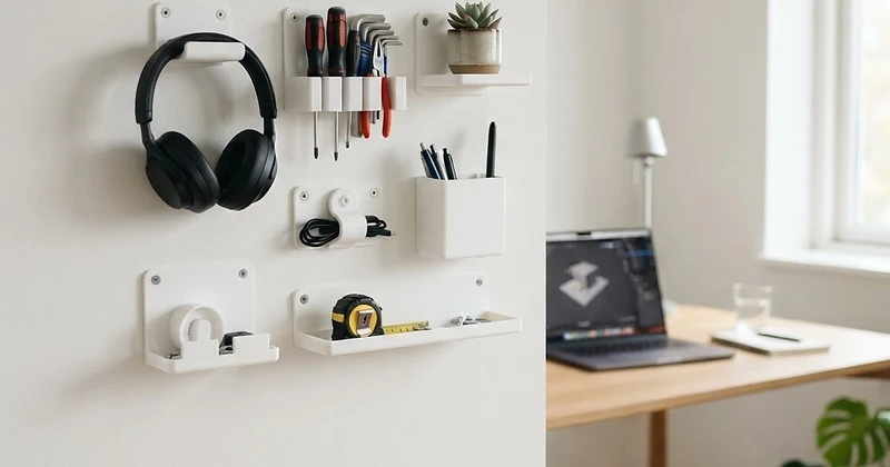 3D Print til Hjemmet: Vegghengte Løsninger og Organisering
