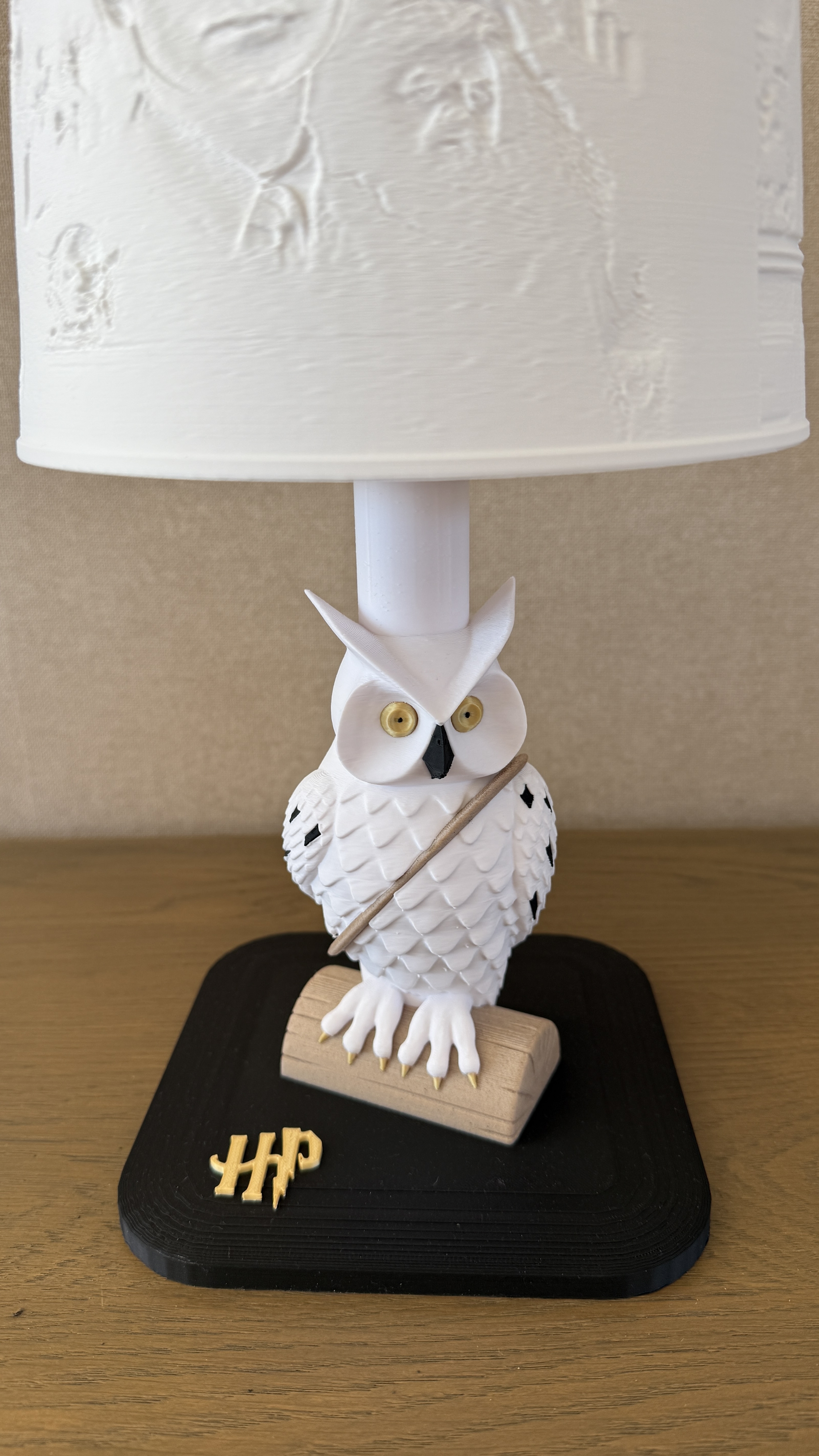 Harry Potter-lampe — sidevisning