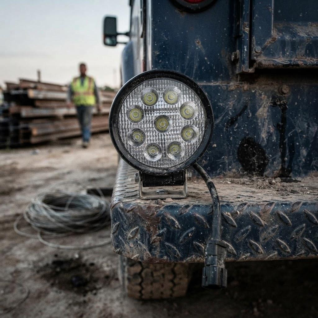 Light Up the Job Site: Testing the 4.5 in. Round 27W LED Flood Light