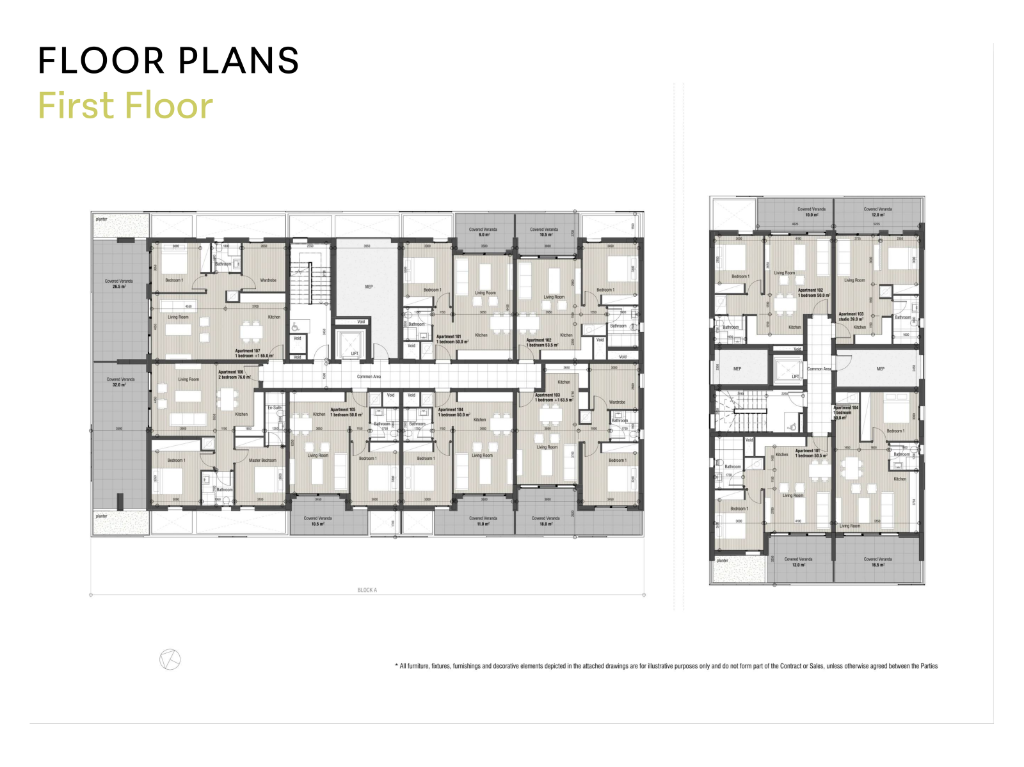 NAYA Residences floor plan — 1st floor