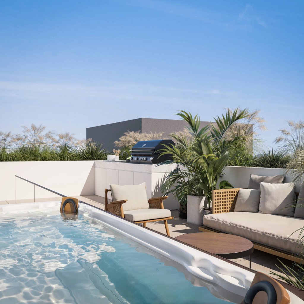 KAIA Residence penthouse roof garden 1