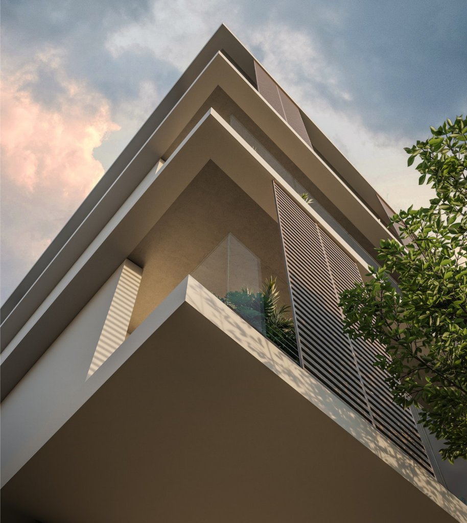 The Residences — architectural detail