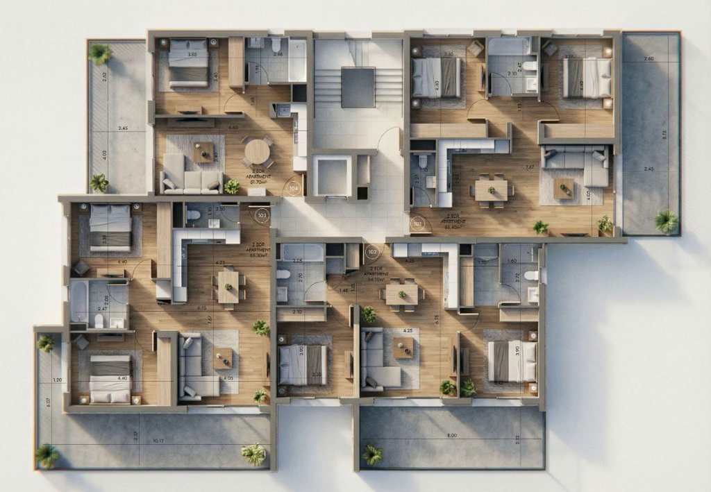 Galea floor plan — 1st floor