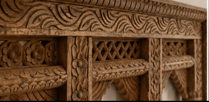 Taaq, a handcrafted the window niche object from Jaisalmer