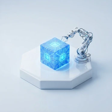 AI・テクノロジーの3Dイメージ