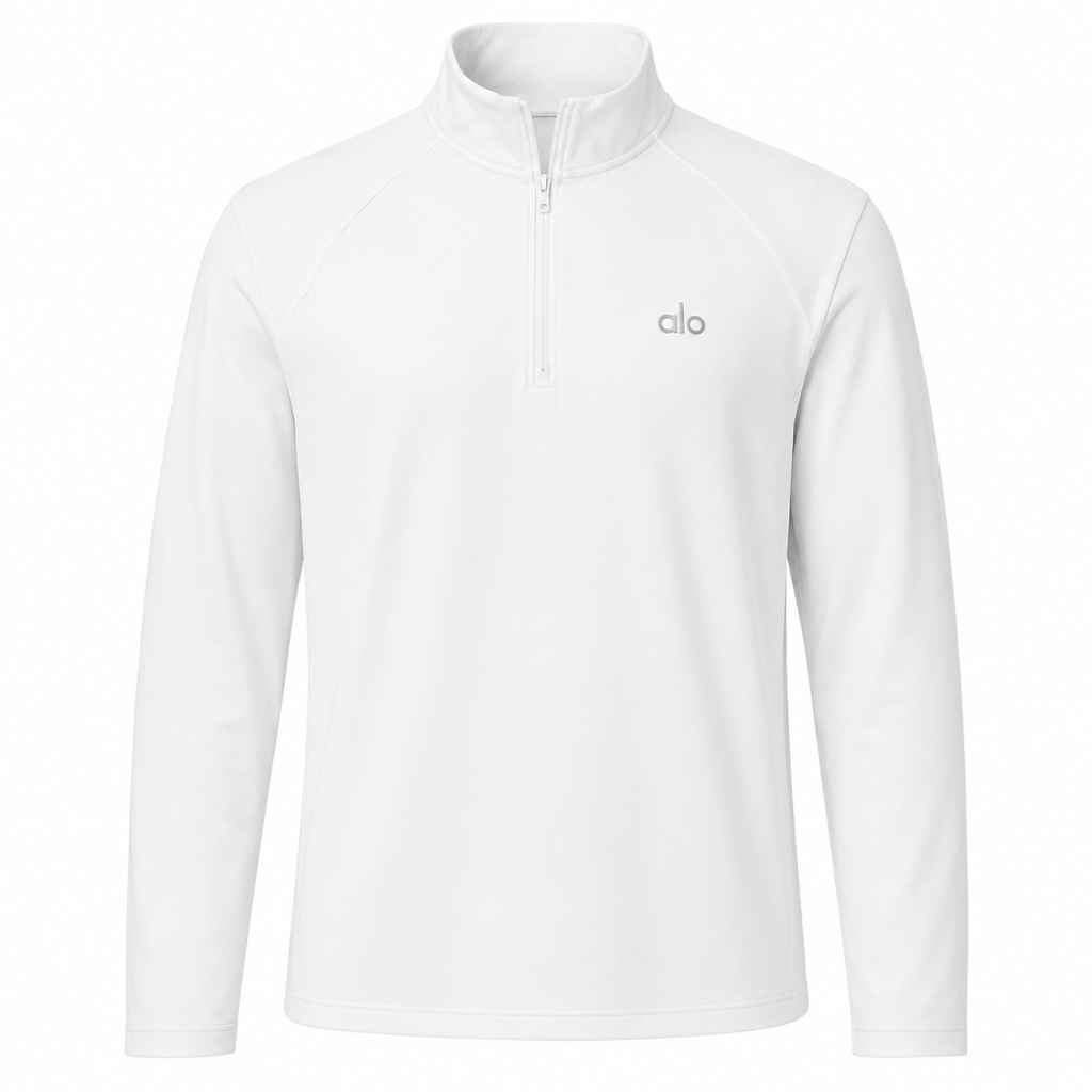 Veste Alo Quarter Zip - Blanc