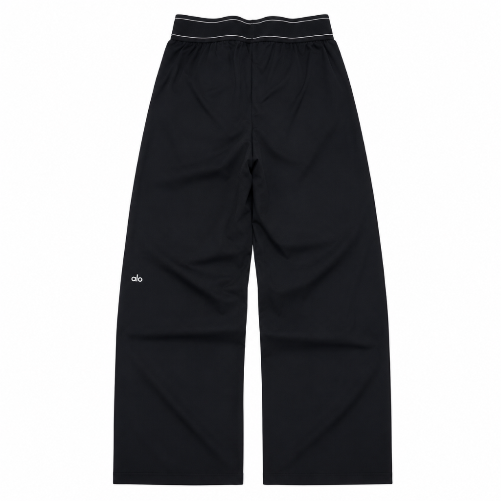 Pantalon Alo Wide Leg Noir vignette 2
