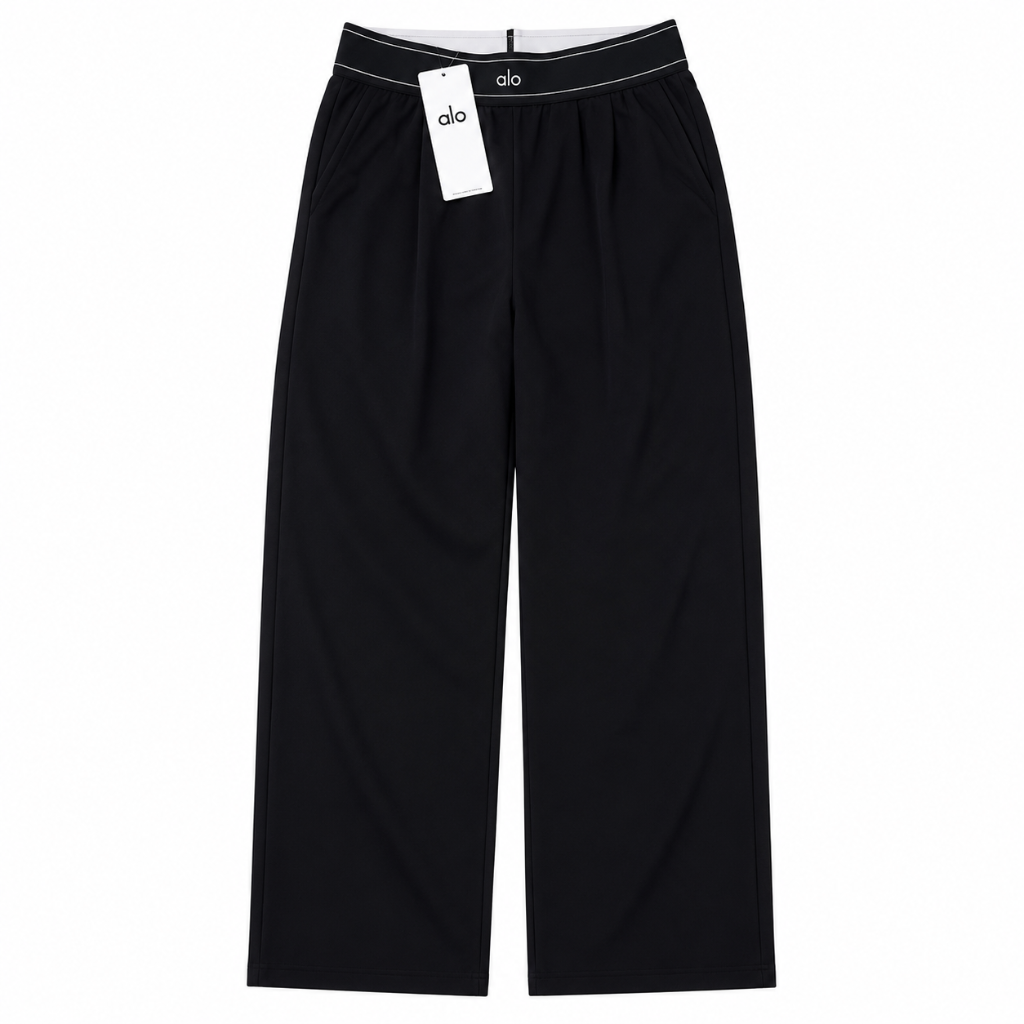 Pantalon Alo Wide Leg Noir