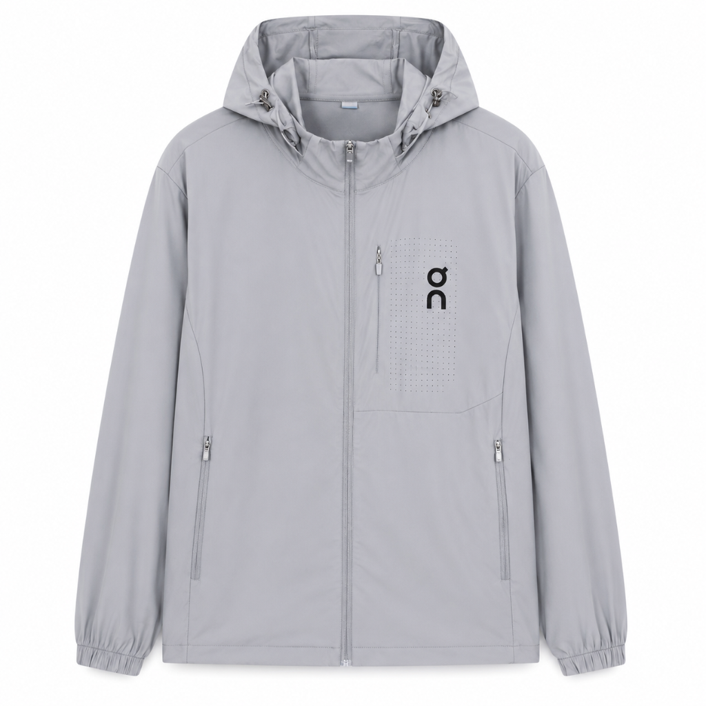 Veste On - Gris à capuche