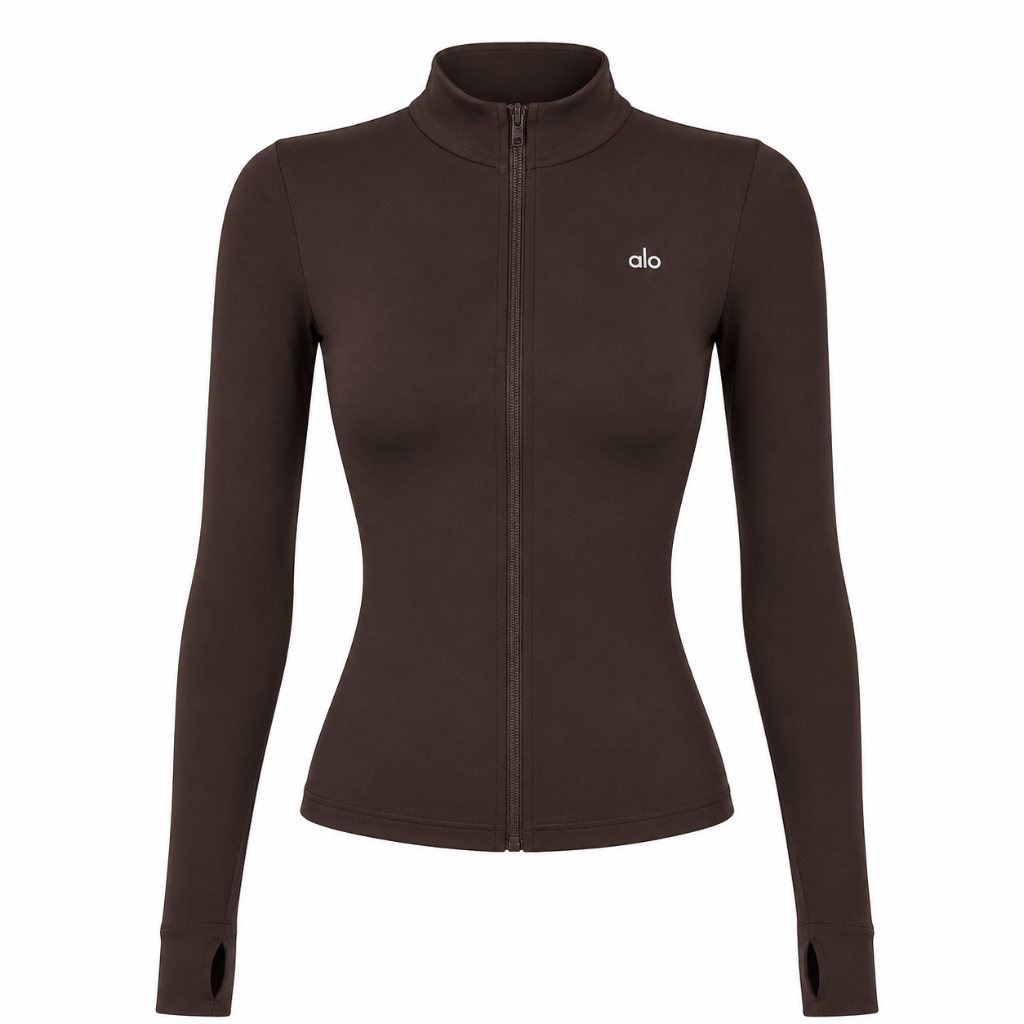 Veste Alo Sport Zip - Marron
