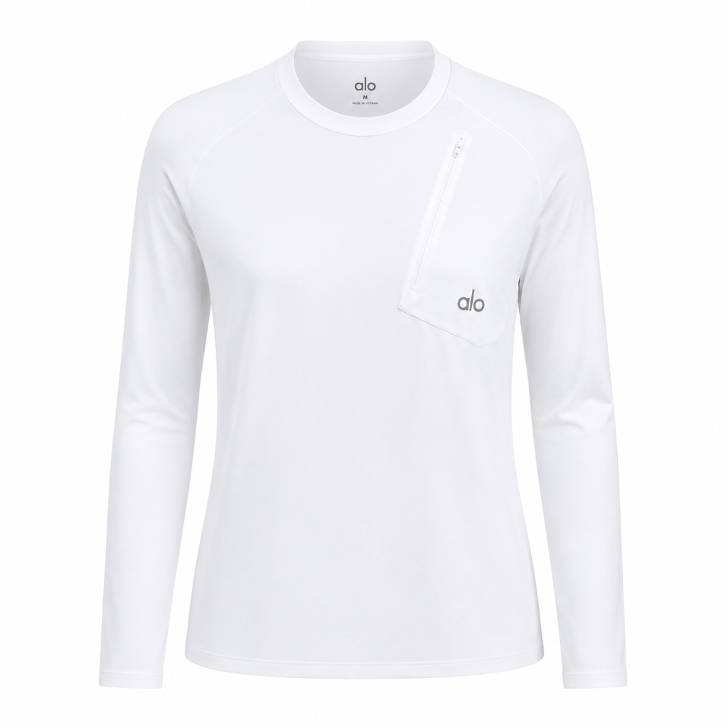 T-shirt Alo Manches Longues Homme - Blanc
