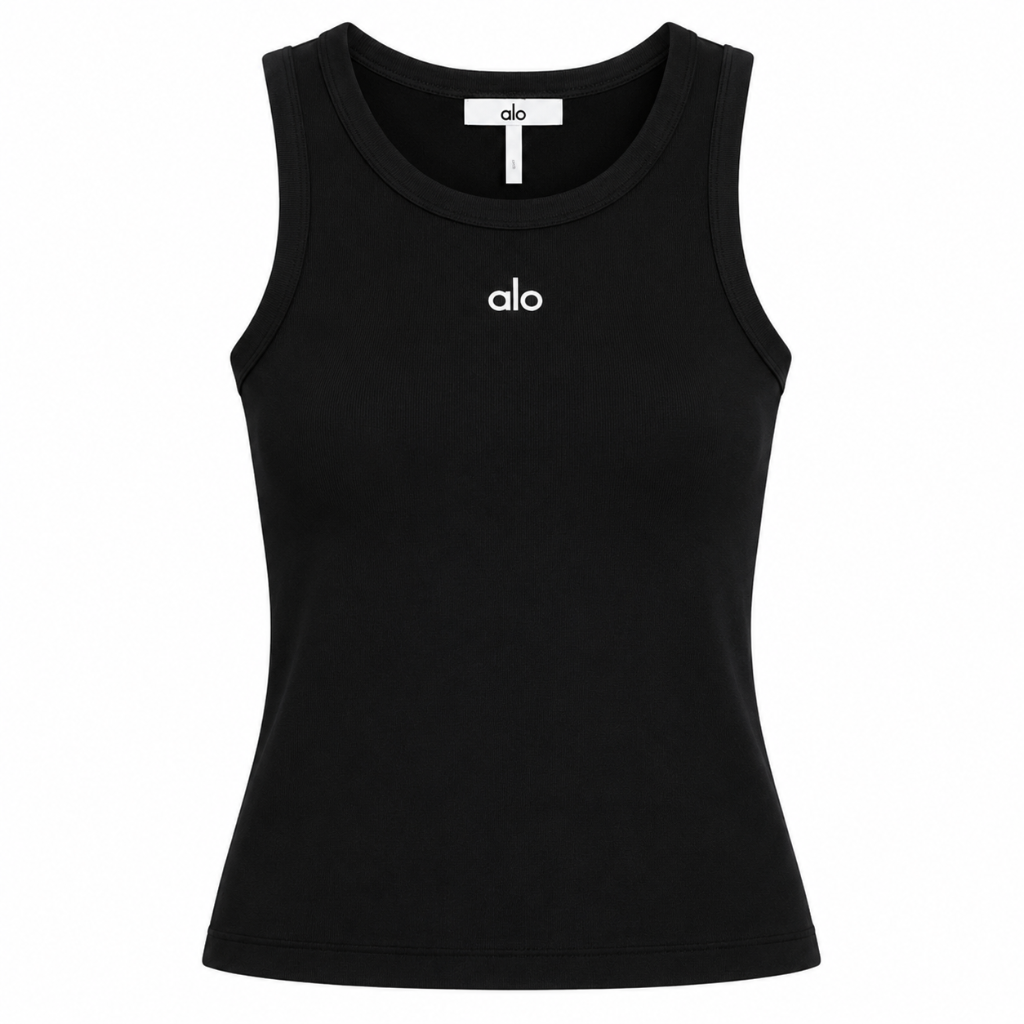 T-shirt Alo Sans Manches Femme - Noir