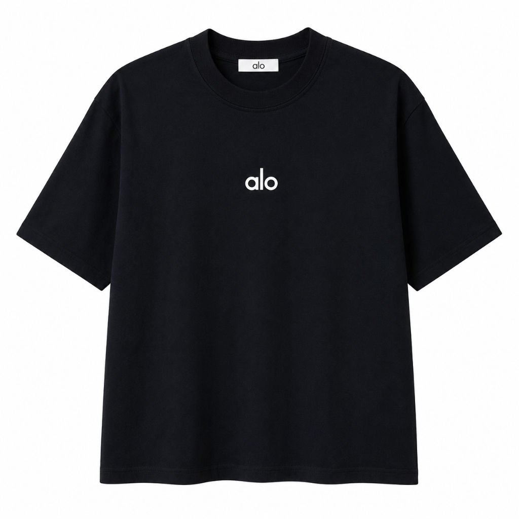 T-shirt Alo Logo - Noir