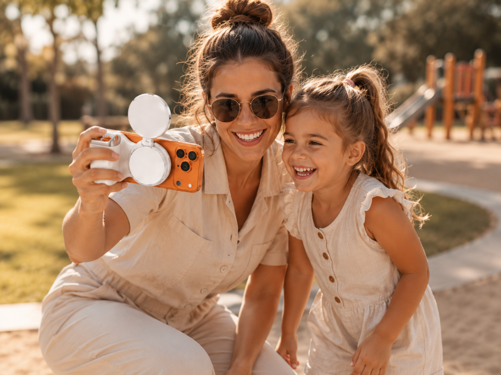 Vantaje™ Magnetic Photo Grip in use