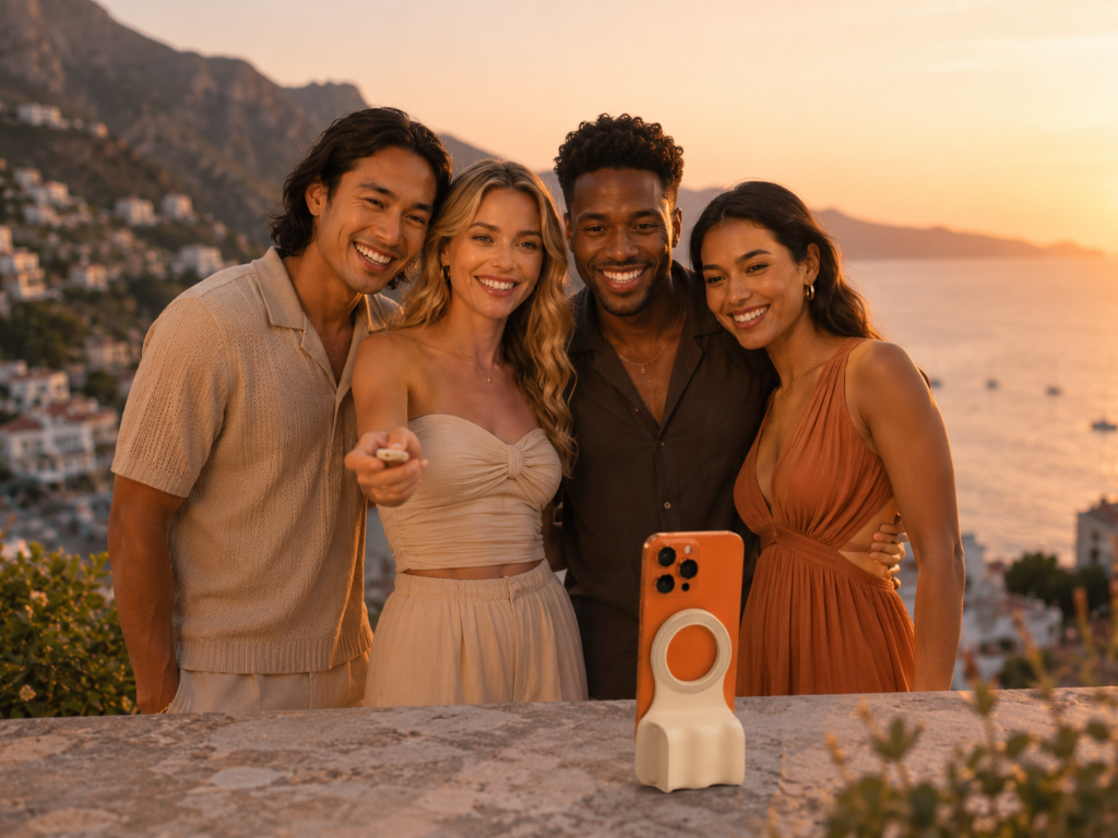 Vantaje™ Magnetic Photo Grip in use