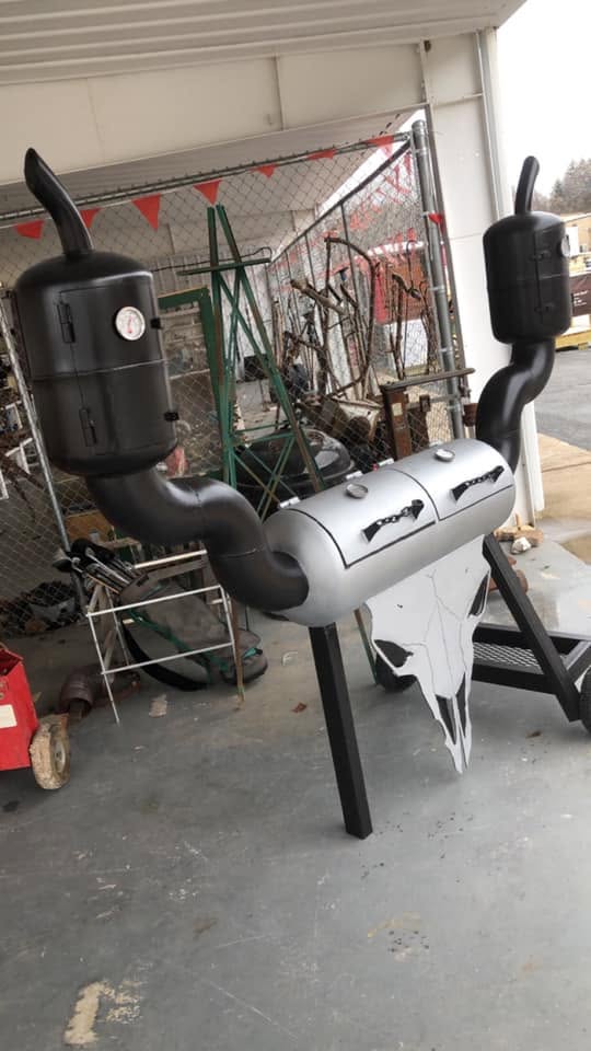 RF Smokers custom fabricated smoker
