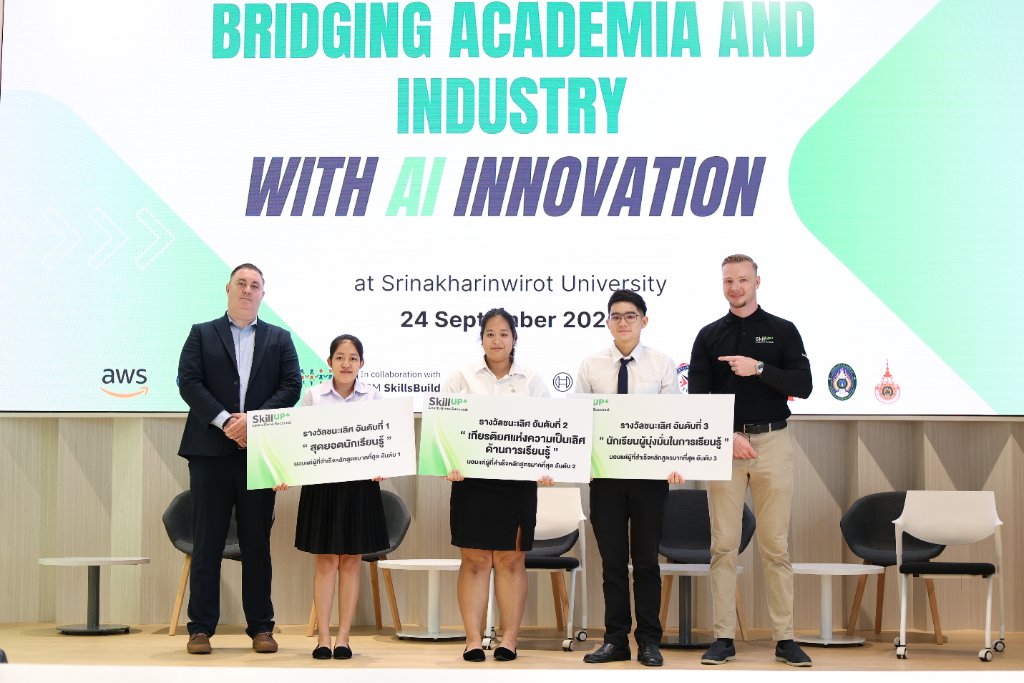 SkillUp Global bridging academia and industry with AI innovation at Srinakharinwirot University