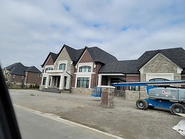 Custom estate exterior construction