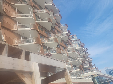Residential tower exterior rehabilitation
