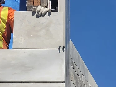 Precision exterior cladding installation