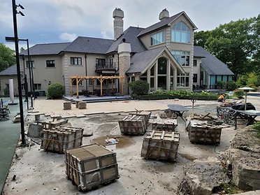 Residential exterior and landscape construction